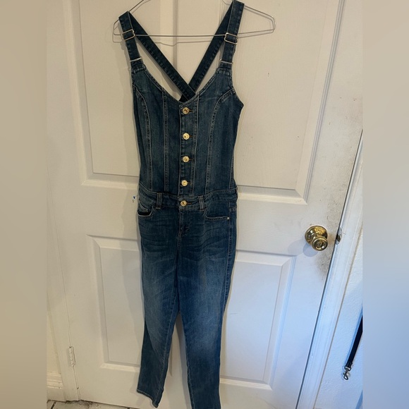 GUESS woman's Jean jumpsuit xs - Picture 6 of 6